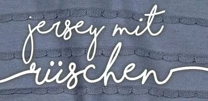 JERSEY MIT RÜSCHEN