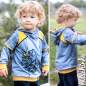 Preview: Bio Sommersweat DinoPower - Panel dusty blue