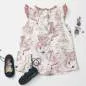 Preview: Jersey Stoff mit niedlichen Drachen in Aquarelloptik – elastischer Bio Baumwollstoff für Kinderkleidung und DIY Projekte