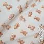 Preview: Jersey Stoff Teddybär beige 6470 – Bärenstoff als Meterware