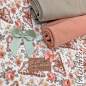 Preview: Jersey Baumwollstoff Frühlings Schmetterlinge 251 – Blumenstoff als Meterware