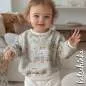 Preview: Baumwolljersey Trecker kariert 3021 – Kinderstoff mit Bagger & Traktor | Meterware - Kopie