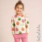 Preview: Bio Baumwolljersey Apfelpower 6473– Jersey Meterware Kinderstoff zum Nähen