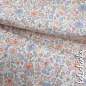 Preview: Jersey Baumwollstoff Sommergefühl nude rosa 6462 – Blumenstoff als Meterware