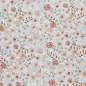 Preview: Baumwollstoff Blumen Pastell – Zarter Blütenstoff in Rosé & Beige | Meterware