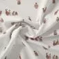Preview: Kinderjersey Stoff mit Tiermotiv für Baby- und Kinderbekleidung