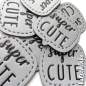 Preview: Reflektierendes Kunstleder Label - super cute!
