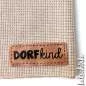 Preview: Kunstleder Label aufbügelbar / Aufnäher - Dorfkind