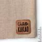 Preview: Kunstleder Label aufbügelbar / Aufnäher - Ciao Kakao