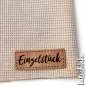 Preview: Kunstleder Label aufbügelbar / Aufnäher - Einzelstück