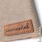 Preview: Kunstleder Label aufbügelbar / Aufnäher - Lieblingsteil