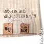 Preview: 2 in 1 Knick-Falt Kunstleder Label - Hej + ciao kakao