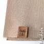 Preview: 2 in 1 Knick-Falt Kunstleder Label Hallo Welt + little one