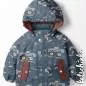Preview: Kinder Softshell Stoff als Meterware – wasserabweisender Outdoorstoff mit flauschiger Innenseite