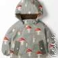 Preview: Kinder Softshell Stoff als Meterware – wasserabweisender Outdoorstoff mit flauschiger Innenseite