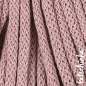 Preview: Strickschlauch mauve Kordel Häkelschlauch 5mm für Schriftzug oder Hoodie