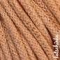 Preview: Strickschlauch peach-fuzz Kordel Häkelschlauch 5mm für Schriftzug oder Hoodie