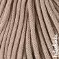 Preview: Strickschlauch sand Kordel Häkelschlauch 5mm für Schriftzug oder Hoodie