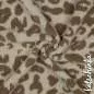 Preview: Teddyplüsch Leo taupe 3741.001 | Teddystoff | Teddy Plüschstoff