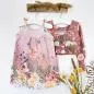 Preview: Bio Baumwolljersey Kinderstoff Fairies Vintage Garden