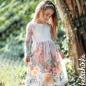 Preview: Bio Baumwolljersey Kinderstoff Fairies Vintage Garden