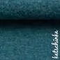 Preview: Wollstoff - Walk - petrol meliert 1747