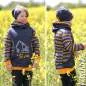 Preview: Bio Jersey Be what you want - Panel Bagger vintage grau
