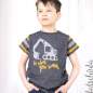 Preview: Bio Jersey Be what you want - Panel Bagger vintage grau