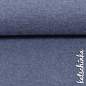 Preview: Baumwoll-Bündchen blau meliert 1253 Heike uni - Schlauchware von Swafing