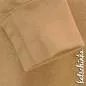 Preview: Bündchenstoff camel als formstabile Schlauchware
