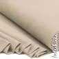 Preview: Elastischer Bündchenstoff dunkelbeige mit glatter Struktur