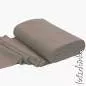 Preview: Elastischer Bündchenstoff taupe mit glatter Struktur