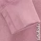 Preview: Bündchenstoff vintage rosa als formstabile Schlauchware