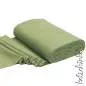 Preview: Elastischer Bündchenstoff zartes olive mit glatter Struktur