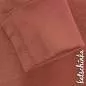 Preview: Bündchenstoff rosenholz 0014 – elastische Schlauchware als Meterware