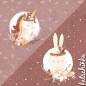 Preview: Bio Sommersweat #Boho Animals jeansoptik