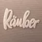 Preview: Loop-Patch / Chenille-Patch Räuber