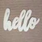 Preview: Loop-Patch / Chenille-Patch hello