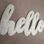 Preview: Loop-Patch / Chenille-Patch hello