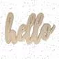 Preview: Loop-Patch / Chenille-Patch hello