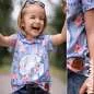 Preview: Bio Jersey Stoff Ahoi Girls Panel – Kinderjersey Meterware