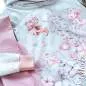 Preview: Bio Jersey Stoff Mermaid Sea Life Spiegelbodürde – Kinderjersey Meterware