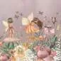 Preview: Bio Baumwolljersey Kinderstoff Fairies Vintage Garden