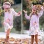 Preview: Bio Baumwolljersey Kinderstoff Fairies Vintage Garden