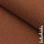 Preview: Big Knit Baumwolle Grobstrickstoff cognac / rost 519 Grobstrick Strickstoff Meterware
