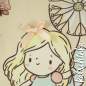 Preview: 4er Set Schleifchen schmal peach