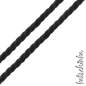 Preview: Gedrehte #Kordel rund 10 mm schwarz