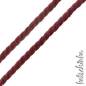 Preview: Gedrehte #Kordel rund 10 mm bordeaux