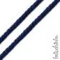 Preview: Gedrehte #Kordel rund 10 mm dunkelblau