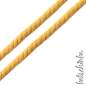 Preview: Gedrehte #Kordel rund 10 mm gelb